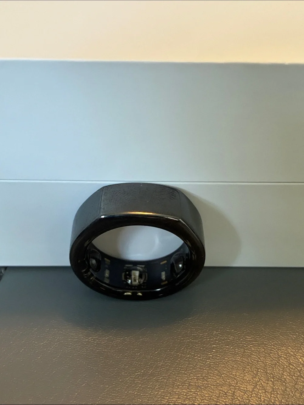 Oura Ring in Black Polished Finish